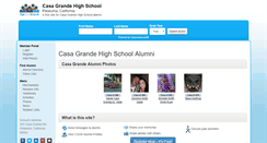 Desktop Screenshot of casagrandehighschool.net